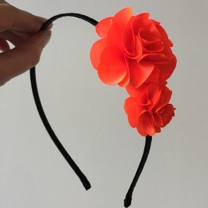 Silky flower headband